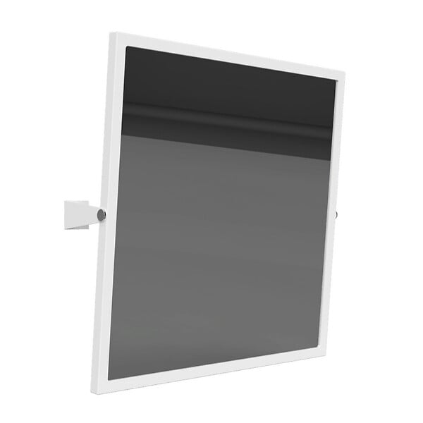 BEMETA - BEMETA HELP Miroir mural inclinable PMR 60 x 60cm - Acier - Blanc (301401044) - large