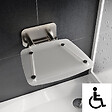 RAVAK - Ravak Ovo-B II-Clear siège de douche rabattable PMR pour cabine de douche (B8F0000051) - vignette