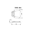 RAVAK - Ravak Ovo-B II-Clear siège de douche rabattable PMR pour cabine de douche (B8F0000051) - vignette