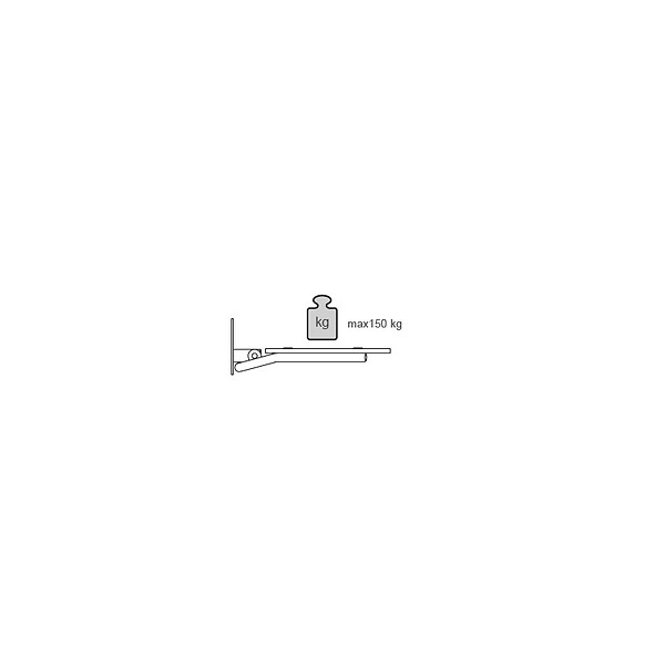 RAVAK - Ravak Ovo-B II-Clear siège de douche rabattable PMR pour cabine de douche (B8F0000051) - large