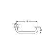 GROHE - Grohe Essentials Barre d’appui en métal avec fixations cachées, Cool Sunrise brossé (40421GN1) - vignette
