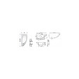 RAVAK - Ravak Avocado 160 x 75 cm Baignoire d'angle gain de place, orientation gauche en acrylique, sans pieds, blanc (CQ01000000) - vignette