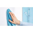 TESA - Tesa  Aluxx Panier de douche en aluminium chromé inoxydable 9,2x25x12,5cm, pose facile sans perçage (40202-00000-00) - vignette