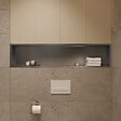 CERAMIA - Timeless Niche de Douche à encastrer, Acier Inoxydable 304, 120x28x10cm, Chrome brossé - vignette