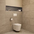 CERAMIA - Timeless Niche de Douche à encastrer, Acier Inoxydable 304, 120x28x10cm, Chrome brossé - vignette