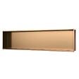 SWISS AQUA TECHNOLOGIES - Aurum Niche de Douche à encastrer, Acier Inoxydable 304, 120x28x10cm, Cuivre brossé PVD (SATAURN12128BRG) - vignette