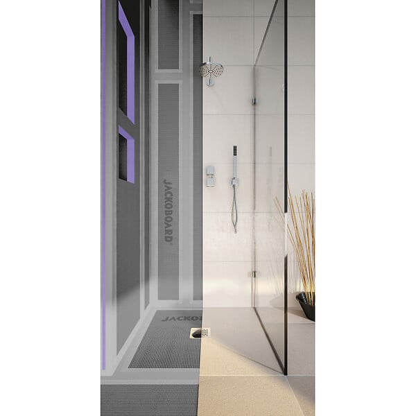 JACKON - Jackon Receveur de douche à carreler Aqua Décentré 1800x900x40mm - large