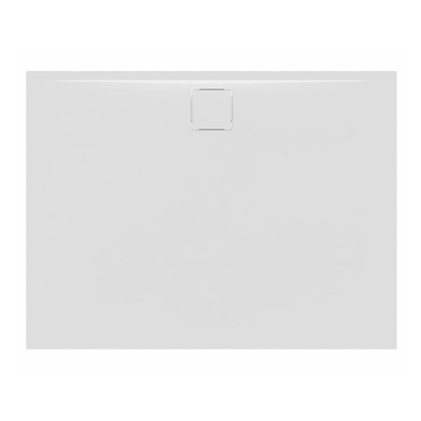 SWISS AQUA TECHNOLOGIES - Swiss Aqua Technologies Vision Receveur de douche 100x90cm + Siphon Eslim90. Marbre coulé, blanc (SATSVVI10090B-S) - large