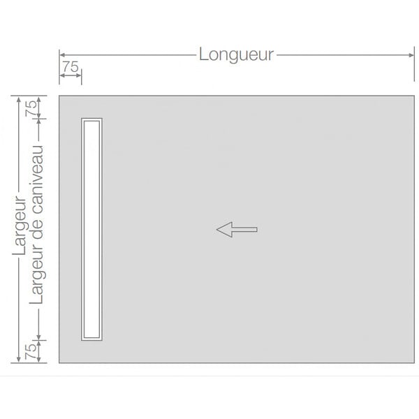 JACKON - Jackon JACKOBOARD Receveur Aqualine Pro 180 x 90 (4510336) - large