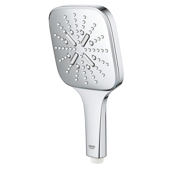 GROHE - Grohe Rainshower SmartActive 130 Cube douchette 3 jets, chrome (G26550000) - large