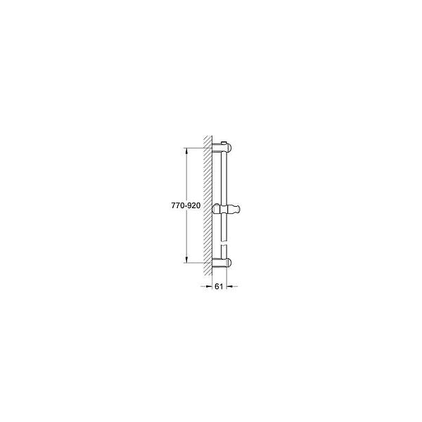 GROHE - Grohe EUPHORIA - Barre de douche (27500000) - large