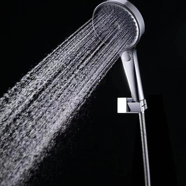 SWISS AQUA TECHNOLOGIES - Swiss Aqua Technologies Douchette à main 3 jets,  diamètre 12,5 cm, noir mat (SATBSRS81C) - large