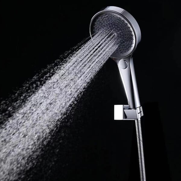 SWISS AQUA TECHNOLOGIES - Swiss Aqua Technologies Douchette à main 3 jets,  diamètre 12,5 cm, noir mat (SATBSRS81C) - large