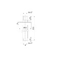 OPTIMA - Optima Bras de douche Optima plafond chromé OPB004 - vignette