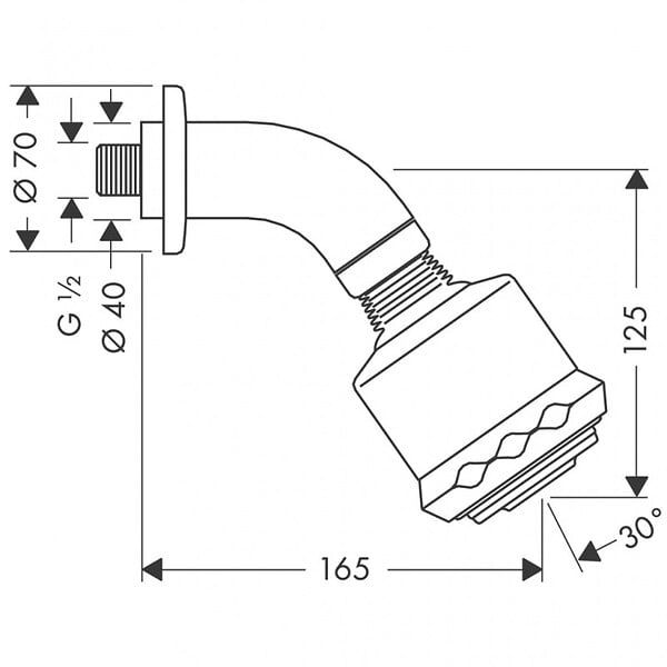 HANSGROHE - Hansgrohe Douchette Clubmaster (26606000) - large