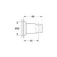 GROHE - Grohe Rainshower Support mural pour douchette, Cool Sunrise (27074GL0) - vignette