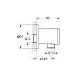 GROHE - Grohe Relexa  Coude à encastrer 1/2" (28626000) - vignette
