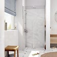 SWISS AQUA TECHNOLOGIES - Swiss Aqua Technologies SK Porte de douche 90x196cm pliante anticalcaire avec profilé chrome brillant (SATSK90) - vignette
