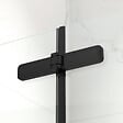 SWISS AQUA TECHNOLOGIES - Swiss Aqua Technologies SK Porte de douche 90x196cm pliante anticalcaire avec profilé noir mat (SATSK90NIKAC) - vignette