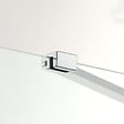SWISS AQUA TECHNOLOGIES - Swiss Aqua Technologies Fusion ensemble porte pivotante /paroi 80x100cm anticalcaire avec profilés chrome brillant (SATFUD80S100-SET) - vignette