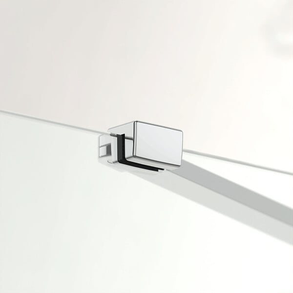 SWISS AQUA TECHNOLOGIES - Swiss Aqua Technologies Fusion ensemble porte pivotante /paroi 90x100cm anticalcaire avec profilés chrome brillant (SATFUD90S100-SET) - large