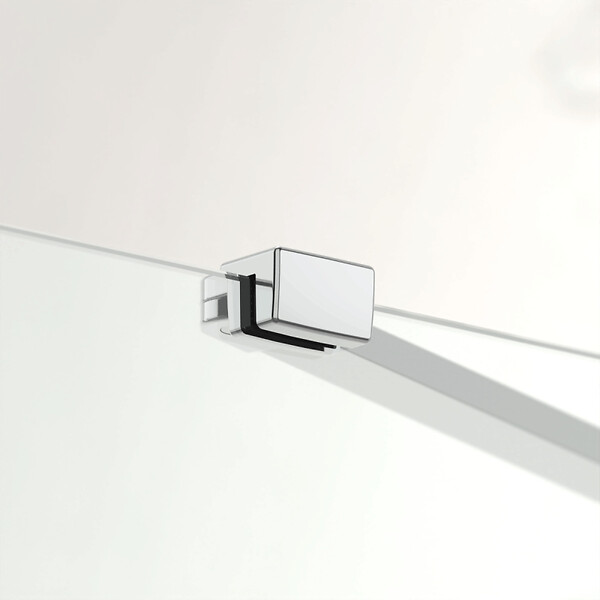 SWISS AQUA TECHNOLOGIES - Swiss Aqua Technologies Fusion ensemble porte pivotante /paroi 90x80cm anticalcaire avec profilés chrome brillant (SATFUD90S80-SET) - large
