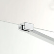 SWISS AQUA TECHNOLOGIES - Swiss Aqua Technologies Fusion ensemble porte pivotante /paroi 80x90cm anticalcaire avec profilés chrome brillant (SATFUD80S90-SET) - vignette