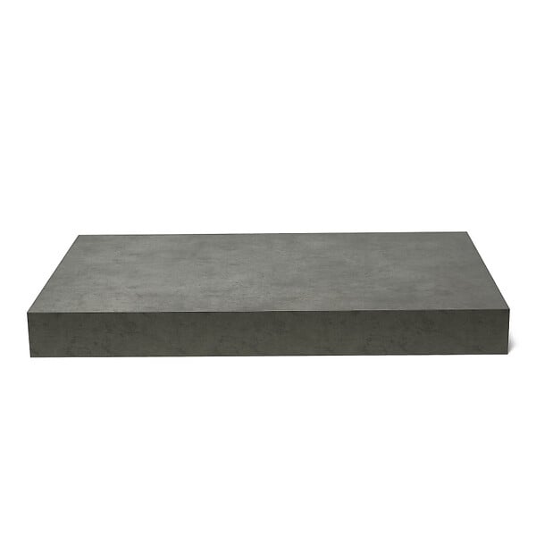 EGGER - Egger Naturel plan vasque 143,5x8x50 cm, gris foncé mat effet beton (DO14050BCS) - large