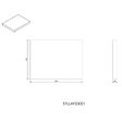 NATUREL - Naturel Plan Naturel Stilla 30x2,5x23 cm blanc (STILLAF03001) - vignette
