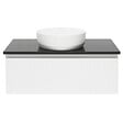 SWISS AQUA TECHNOLOGIES - Swiss Aqua Technologies Meuble de salle de bain avec comptoir en granit SAT Evolution 98x30x44,8 cm blanc mat (SATEVO100WMZ) - vignette