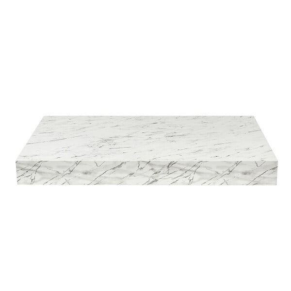 EGGER - Egger Naturel plan vasque 83,5x8x50 cm, blanc effet marbre (DO8050MCB) - large