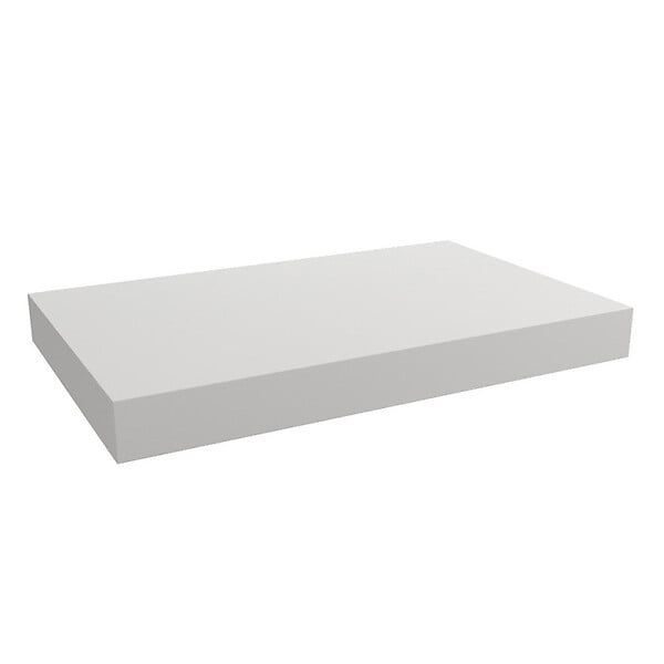EGGER - Egger Set Naturel plan vasque 80x8x50 cm + 2 fixations porte serviette 45 cm, blanc mat (DO8050BM-FIX3) - large