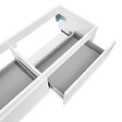 SWISS AQUA TECHNOLOGIES - Swiss Aqua Technologies Meuble de salle de bain avec comptoir en pierre artificielle SAT Evolution 118x30x44,8 cm blanc mat (SATEVO120WMTK) - vignette