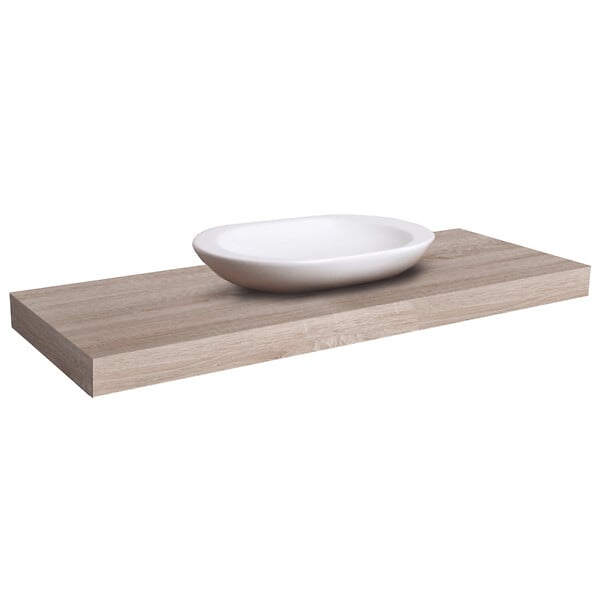 NATUREL - Naturel Plaque sous lavabo Naturel Dolce 150x50 cm chêne bardolino DO15050DB - large
