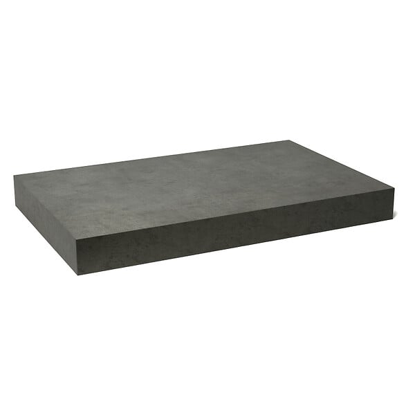 EGGER - Egger Naturel plan vasque 103,5x8x50 cm, gris foncé mat effet beton (DO10050BCS) - large