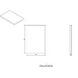 NATUREL - Naturel Plan Naturel Stilla 30x2,5x46 cm blanc (STILLAF03003) - vignette