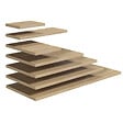NATUREL - Naturel Plan Naturel Stilla 60x2,5x46 cm marron (STILLAF06006) - vignette