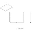 NATUREL - Naturel Plan Naturel Stilla 60x2,5x46 cm noir (STILLAF06009) - vignette