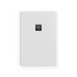 SWISS AQUA TECHNOLOGIES - Swiss Aqua Technologies Alek Receveur de douche rectangulaire 140x90cm avec siphon, en marbre coulé, Blanc (SATALEK14090B) - vignette