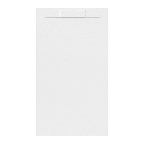 SWISS AQUA TECHNOLOGIES - Swiss Aqua Technologies Fusion Receveur de douche 100x90cm en marbre coulé, blanc (SATFU10090BL) - large