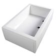 POLYSAN - Polysan Deep 110x75x26 cm baignoire rectangulaire en acrylique, sans pieds, blanc (72883) - vignette
