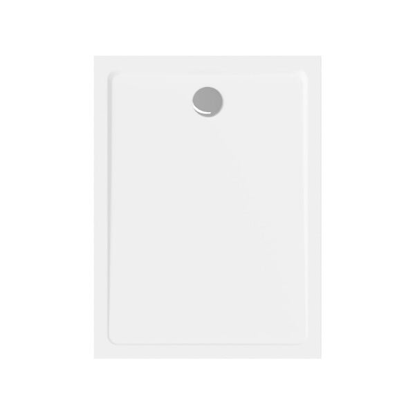 SWISS AQUA TECHNOLOGIES - Swiss Aqua Technologies Project by Siko Receveur de douche rectangulaire 120x90 cm marbre coulé, blanc (SATSVPRO12090) - large
