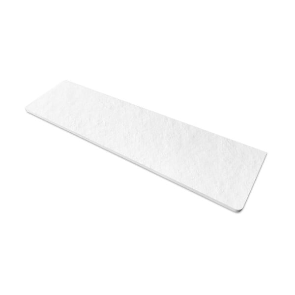 SWISS AQUA TECHNOLOGIES - Swiss Aqua Technologies Fusion Receveur de douche 120x90cm en marbre coulé avec siphon, Blanc (SATFU12090BL-S) - large
