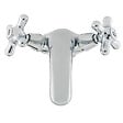 PAFFONI - Paffoni Ricordi Mélangeur de lavabo avec tirette et bonde, Design vintage, Chrome (IR075) - vignette
