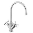 PAFFONI - Paffoni Quattro Mélangeur de lavabo XL en col de cygne, Chrome (QTV077) - vignette