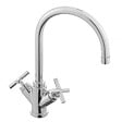 PAFFONI - Paffoni Quattro Mélangeur de lavabo XL en col de cygne, Chrome (QTV077) - vignette