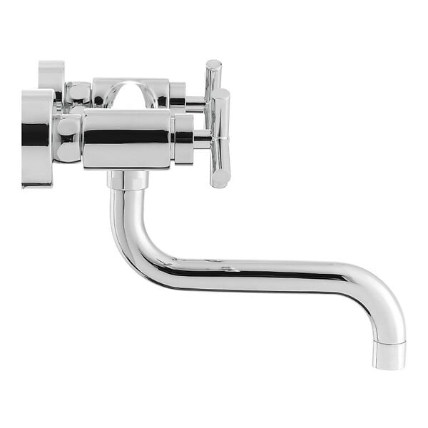 PAFFONI - Paffoni Quattro Mélangeur de lavabo mural avec bec long, Chrome (QTV161) - large