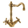 PAFFONI - Paffoni Ricordi Mélangeur XL de lavabo  avec tirette et bonde, Design vintage, Bronze (IR085BR) - vignette