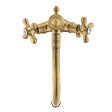 PAFFONI - Paffoni Ricordi Mélangeur XL de lavabo  avec tirette et bonde, Design vintage, Bronze (IR085BR) - vignette