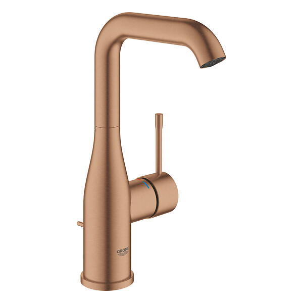 GROHE - Grohe Essence mitigeur monocommande lavabo, taille L, warm sunset brossé (G24174DL1) - large